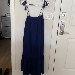 Gap navy maxi dress